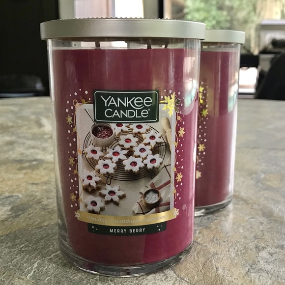Yankee Candle Merry Berry Lg 22 Oz. Tumbler, New